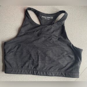 Outdoor Voices Grey Heathered Crop Sports Bra Size XL